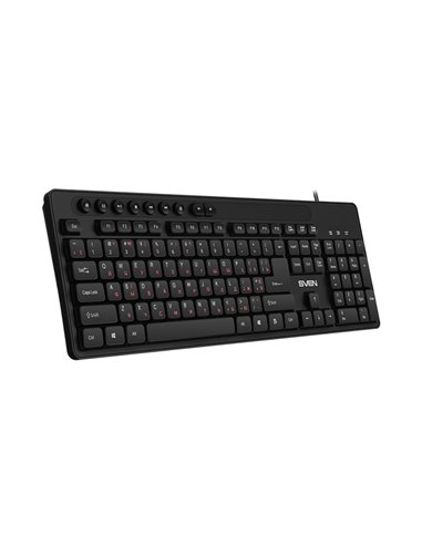 Tastatură SVEN KB-C3060, Cu fir, Negru