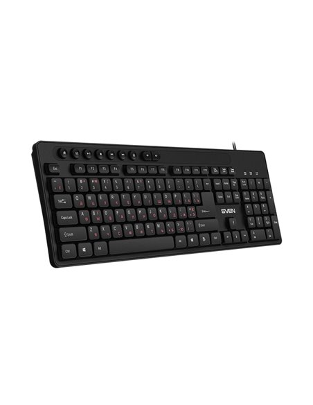 Клавиатура SVEN KB-C3060, Проводное, Чёрный