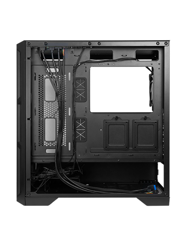 Carcasă PC Chieftec GA-01B-TG-OP, Midi-Tower, Fără PSU, Negru