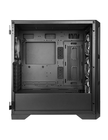 Компьютерный корпус Chieftec GA-01B-TG-OP, Midi-Tower, Без блока питания, Чёрный