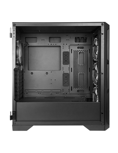 Компьютерный корпус Chieftec GA-01B-TG-OP, Midi-Tower, Без блока питания, Чёрный