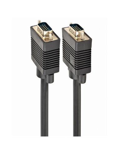 Видео кабель Cablexpert CC-PPVGA-15M-B, VGA D-Sub (M) - VGA D-Sub (M), 15м, Чёрный