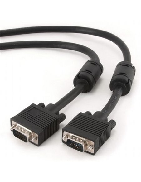 Cablu Video Cablexpert CC-PPVGA-5M-B, VGA D-Sub (M) - VGA D-Sub (M), 5m, Negru