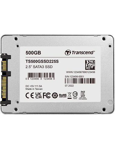 Накопитель SSD Transcend 225S, 500Гб, TS500GSSD225S