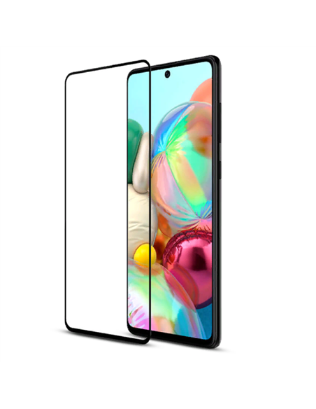 Защитное стекло Xcover Samsung Galaxy A71 Full Glue Premium, Чёрный