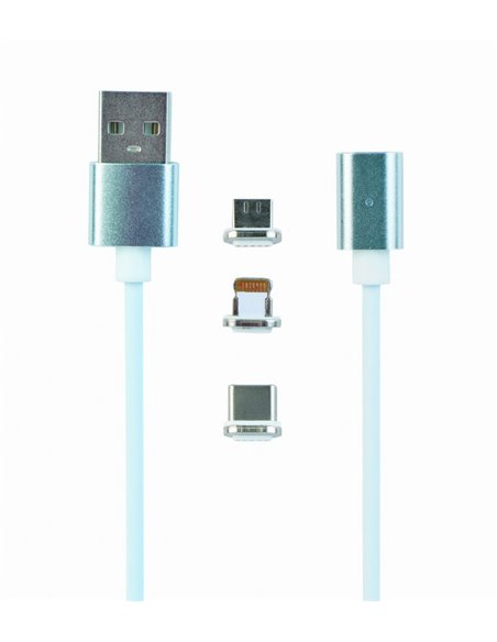 Adaptor pentru cablu USB Cablexpert CC-USB2-AMLM31-1M, /micro-USB Alb
