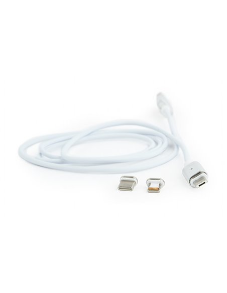 Adaptor pentru cablu USB Cablexpert CC-USB2-AMLM31-1M, /micro-USB Alb
