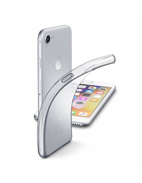 Чехол Cellularline Fine - iPhone SE (2020)/8/7, Прозрачный