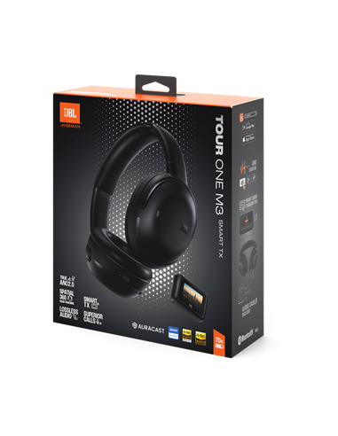 Наушники JBL Tour One M3 Smart TXT, Чёрный