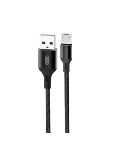 Кабель для зарядки и синхронизации XO NB143, USB Type-A/micro-USB, 2м, Чёрный