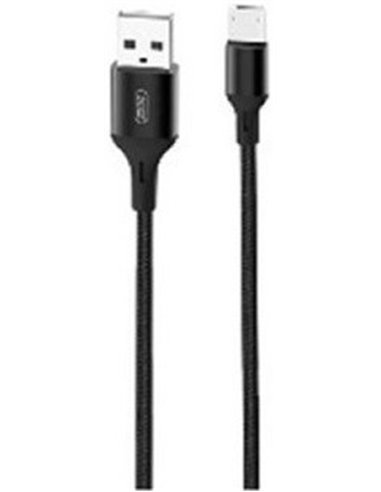 Кабель для зарядки и синхронизации XO NB143, USB Type-A/micro-USB, 2м, Чёрный