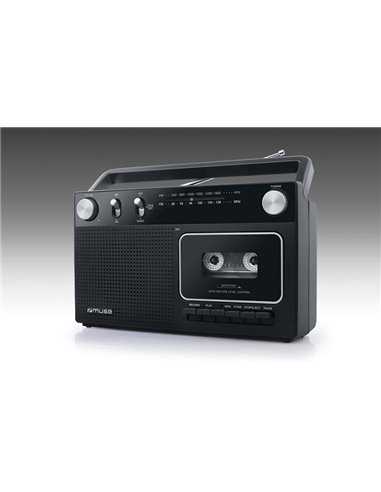 Radio portabil MUSE M-152 RC, Negru