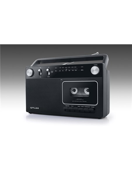 Radio portabil MUSE M-152 RC, Negru