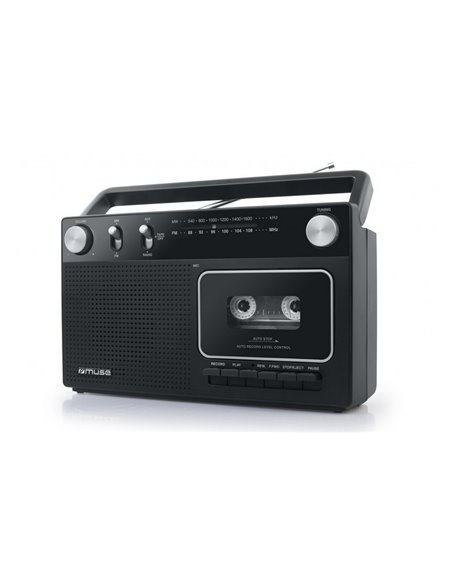 Radio portabil MUSE M-152 RC, Negru