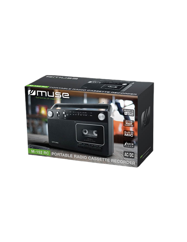 Radio portabil MUSE M-152 RC, Negru