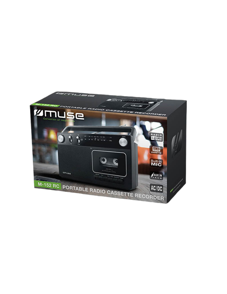 Radio portabil MUSE M-152 RC, Negru