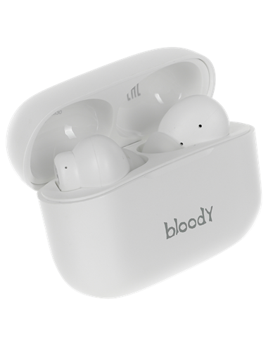 Căști gaming Bloody M30, Fără fir, Alb