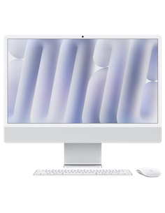 Моноблок Apple iMac A3247, 24", M4 with 8-core CPU and 8-core GPU, 16Гб/256Гб, macOS Sequoia, Серебристый