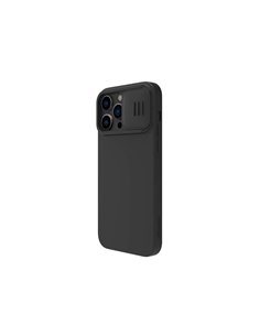 Husă Nillkin iPhone 14 Pro, CamShield Silky Silicone, Negru 2