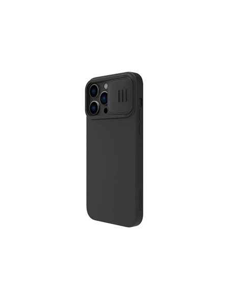 Чехол Nillkin iPhone 14 Pro, CamShield Silky Silicone, Чёрный