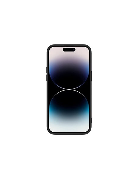 Husă Nillkin iPhone 14 Pro, CamShield Silky Silicone, Negru