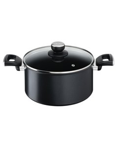 Кастрюля Tefal G2554672, 5,2л, Чёрный