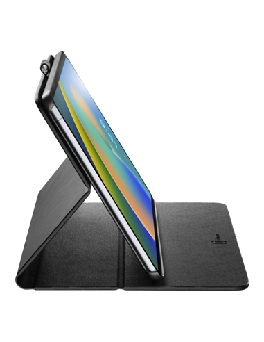 Husă pentru tabletă Cellularline Folio - iPad 10.9" 2022, 10,9", Piele artificială, Negru