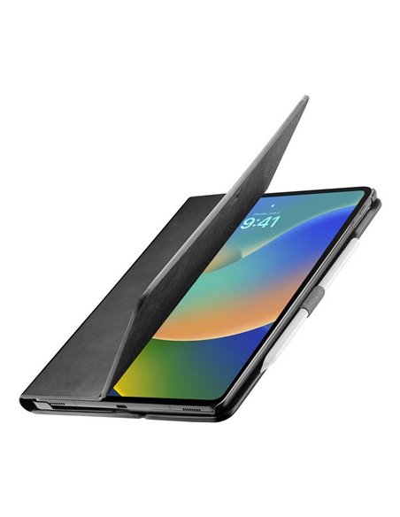 Husă pentru tabletă Cellularline Folio - iPad 10.9" 2022, 10,9", Piele artificială, Negru