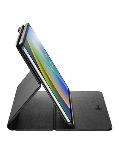 Husă pentru tabletă Cellularline Folio - iPad 10.9" 2022, 10,9", Piele artificială, Negru