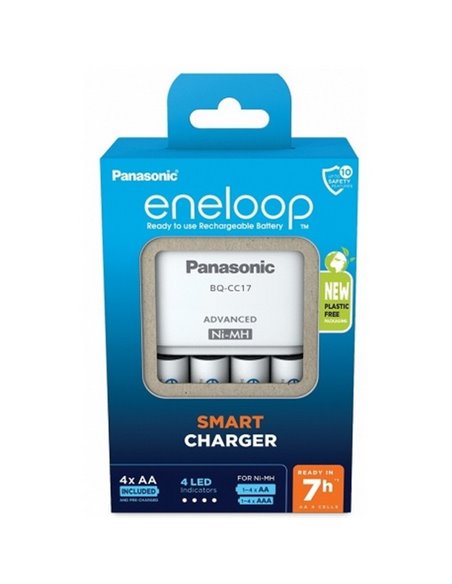 Încărcător Acumulatori Panasonic K-KJ17MCD40E, Alb