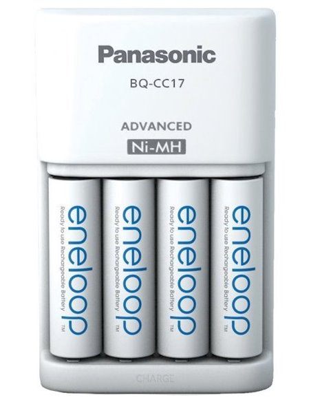 Încărcător Acumulatori Panasonic K-KJ17MCD40E, Alb