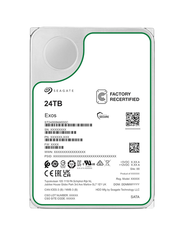 Жесткий диск Seagate Exos, 3.5", 24 TБ <ST24000NM000C-FR>