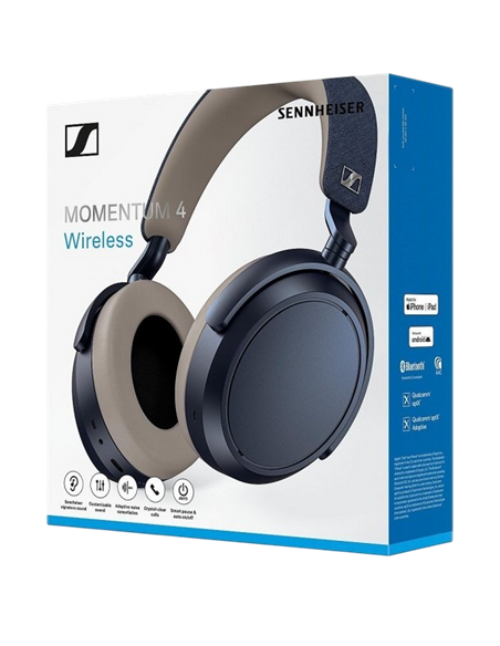 Căști Sennheiser Momentum 4 Denim, Albastru