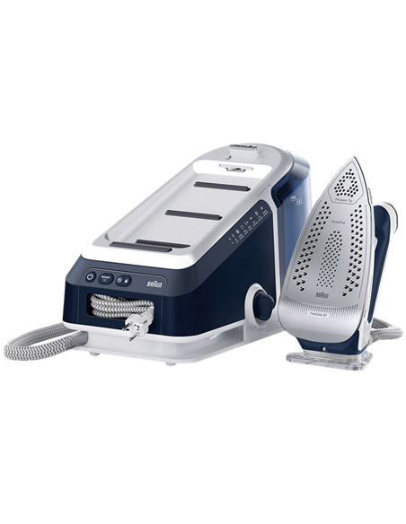 Утюг с парогенератором Braun IS7282BL, 2700Вт, Синий | Белый