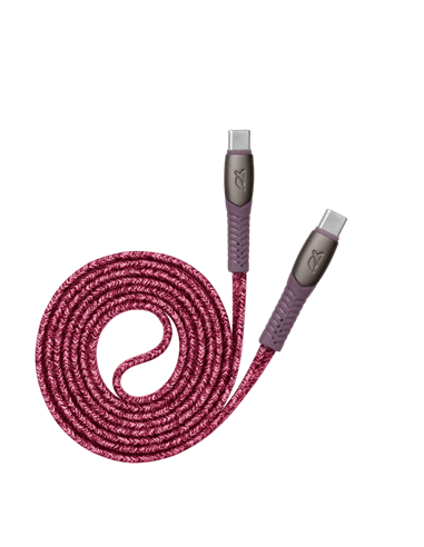 Кабель для зарядки и передачи данных Rivacase PS6105, USB Type-C/USB Type-C, 1,2м, Красный