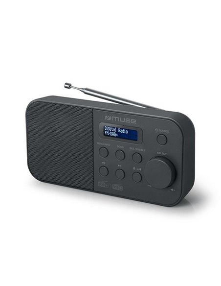 Radio portabil MUSE M-109 DB, Negru