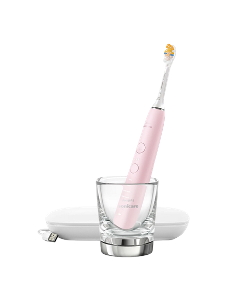 Periuța de dinți electrică sonică Philips HX9911/21, Roz