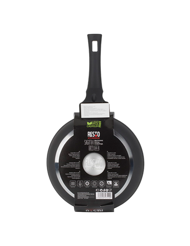 Tigaie RESTO 93327, 28cm, Negru