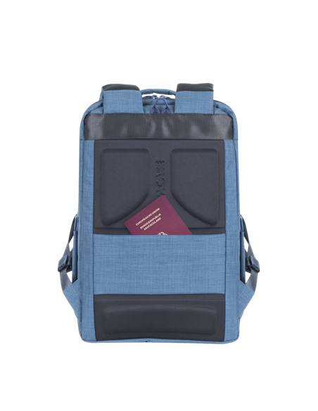 Rucsac pentru Laptop RivaCase Biscayne, 17.3", Poliester, Albastru