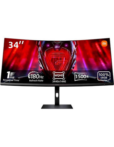 Monitor Gaming Xiaomi G34WQi, VA 3440x1440 WQHD, 