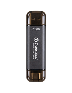 Внешний портативный SSD накопитель Transcend ESD310C, 512 GB, Чёрный (TS512GESD310C)