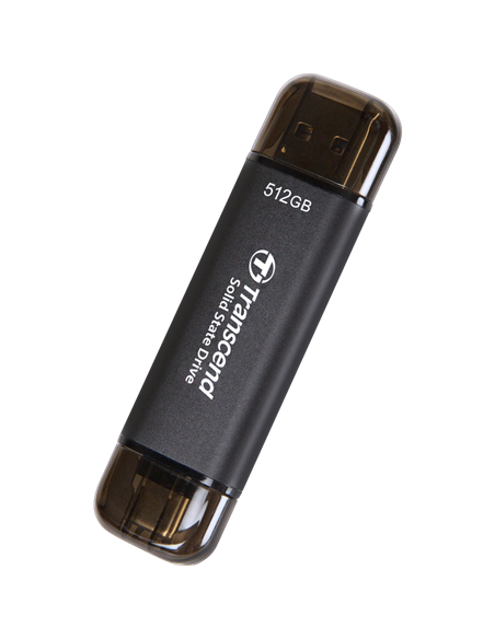SSD portabil extern Transcend ESD310C, 512 GB, Negru (TS512GESD310C)