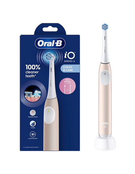 Электрическая зубная щетка Braun Oral-B iO2, Calm Pink