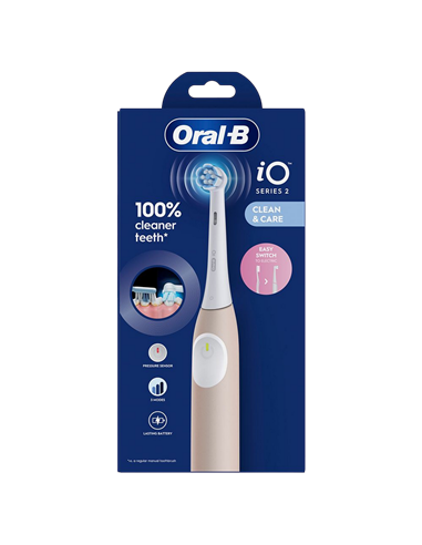 Periuță de dinți electrică Braun Oral-B iO2, Calm Pink
