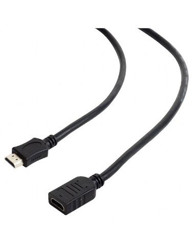 Видео кабель Cablexpert CC-HDMI4X-15, HDMI (M) - HDMI (F), 4,5м, Чёрный