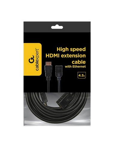 Видео кабель Cablexpert CC-HDMI4X-15, HDMI (M) - HDMI (F), 4,5м, Чёрный