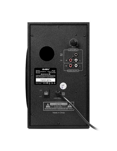 Компьютерные колонки 2.1 SVEN MS-302, Чёрный