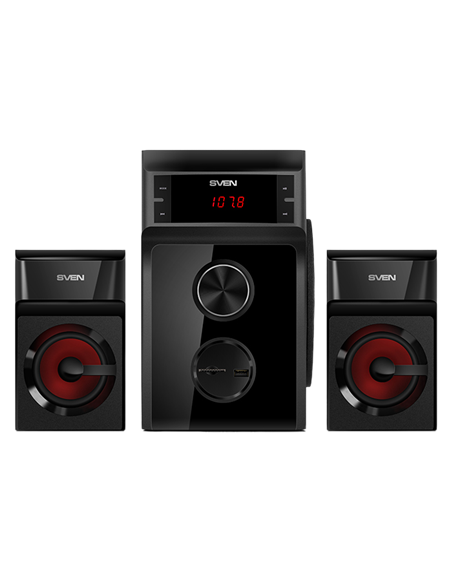 Компьютерные колонки 2.1 SVEN MS-302, Чёрный