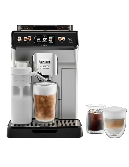 Aparat de cafea DeLonghi ECAM450.65.S, Oțel Inoxidabil | Negru