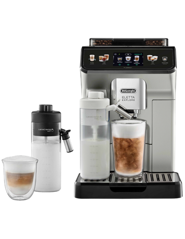 Aparat de cafea DeLonghi ECAM450.65.S, Oțel Inoxidabil | Negru